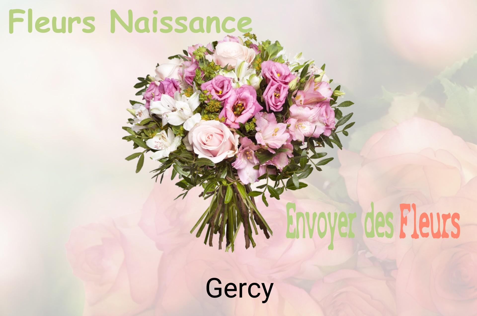 Bouquet de fleurs de naissance livré à Gercy